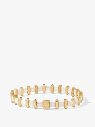 Tila Stretch Bracelet White