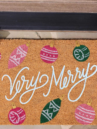 Very Merry Door Mat