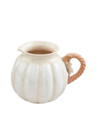 White Pumpkin Pitcher