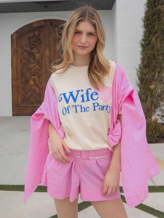 "Wife Of The Party" Heart Tee